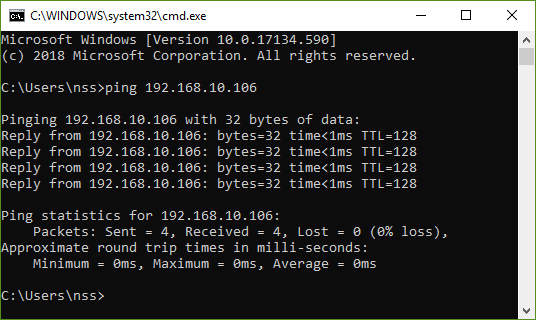 Вы понение команды ping в консоли Windows