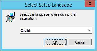 Choosing MyChat Client setup language